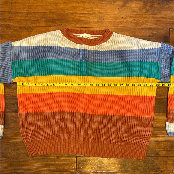 Stellah Colorful Oversized Striped Women’s Sweater, Size Small - NWOT - Picture 6 of 9
